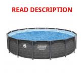$600 COLEMAN POWER STEEL 16 FT. X 42 IN. ROUND MET