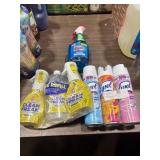 1 LOT (3) LYSOL (3) MR CLEAN FREAK CLEANER (1) WIN