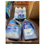 1 LOT (3) LYSOL SPRAY (1) WINDES 1G (1) LIQUID DIS
