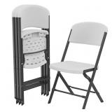 $115 LIFETIME COMMERCIAL FOLDING CHAIR, 4 PACK, AS