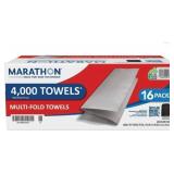 LAURALS MARATHON MULTIFOLD PAPER TOWELS - 4,000 CO