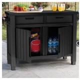 $169 KETER OUTDOOR GRILL TABLE, BUFFET, ENTERTAINM