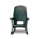 $169 SEMCO GREEN RESIN FRAME ROCKING CHAIR WITH SO
