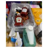 1 LOT (2) HEINZ TOMATOES KETCHUP.(1) MR.CLEAN FLOO