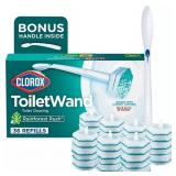 1 LOT (1) CLOROX TOILETWAND TOILET CLEANING KIT, R