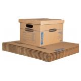 BANKERS BOX 10-PACK SMALL CLASSIC MOVING BOXES WIT