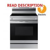 $595 SAMSUNG 6.3 CU. FT. FREESTANDING ELECTRIC RAN