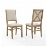 $168 JOANNA 2-PIECE UPHOLSTERED BACK DINING CHAIR