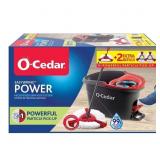 O-CEDAR EASYWRING POWER MICROFIBER SPIN MOP + 2 RE