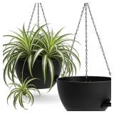 UOUZ 13 INCH 2 PACK LARGE SELF WATERING HANGING PL
