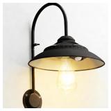 SOLAR BARN LIGHT WITH MOTION SENSOR - METAL DESIGN