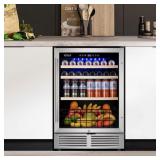 $485 24 IN. SINGLE ZONE 150-CAN BEVERAGE REFRIGERA