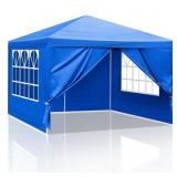 10 FT. X 10 FT. (BLACK) OUTDOOR PARTY TENT WITH 4