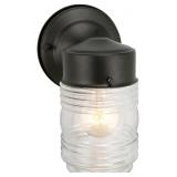 DESIGN HOUSE JELLY JAR OUTDOOR WALL LIGHT, MATTE B
