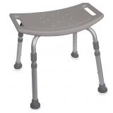 DRIVE MEDICAL BATHROOM SAFETY SHOWER CHAIR IN GREY