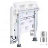 FOLDING PE SHOWER SEAT-15.7 IN. X 14.8 IN.,WALL-MO
