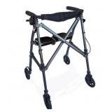 $188 4-WHEEL SPACE SAVER FOLDING TRAVEL WALKING AI