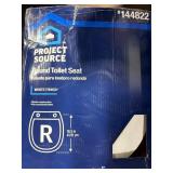 PROJECT SOURCE AROUND TOILET SEAT WHITE FINISH