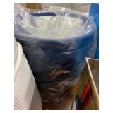 1 LOT (2) NAVY BLUE WAFFLE STORAGE.