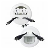 IN-WALL POWER AND CABLE KIT, WHITE