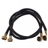 4 FT. RUBBER WASHING MACHINE CONNECTOR WITH 90 DEG
