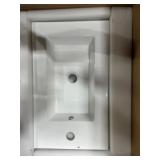 WHITE CERAMIC SINK