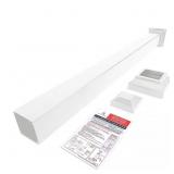 ARIA RAILING 3 IN. X 3 IN. X 36 IN. WHITE POWDER C