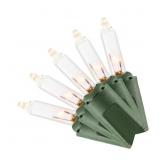 1 LOT OF (8) 22 FT. 100-LIGHT CLEAR INCANDESCENT M
