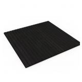 $150 BLACK 2/5 IN. X 1.96 FT. X 1.96 FT. WOOD SLAT