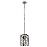 $130 KICHLER STETTON ANVIL IRON AND DISTRESSED ANT