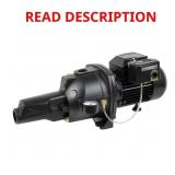 $366 3/4 HP CONVERTIBLE JET PUMP