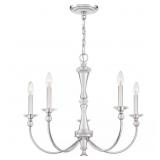$670 MILA 5-LIGHT POLISHED CHROME CANDLE-STYLE CHA