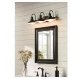 ALLEN + ROTH HAINSBROOK 3-LIGHT BRONZE COASTAL VAN