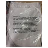 ROUNDED WHITE TOILET SEAT