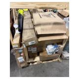 1 PALLET ASST FRUNITURE PARTS, TOOL PARTS, AND ETC