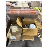 1 PALLET ASST FRUNITURE PARTS, BOXES, AND SMALL AP