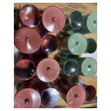 1 LOT OF (16) ASSORTED 3 PIECE JAR WITH TRAY SET