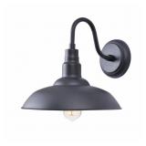 BELL RIDGE 14 IN. 1-LIGHT BLACK OUTDOOR HARDWIRED