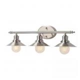 GLENHURST 25 IN. 3-LIGHT INDUSTRIAL FARMHOUSE BRUS