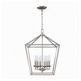 $169 WEYBURN 6-LIGHT BRUSHED NICKEL FARMHOUSE CHAN