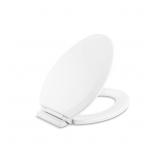 BROADWOOD ELONGATED CLOSED FRONT TOILET SEAT IN WH
