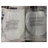 1 LOT OF (2) ASSORTED TOILET SEATS