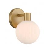 $150 MINKA LAVERY FENTON 6-IN 1 -LIGHT SATIN BRASS