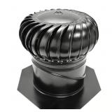 MASTER FLOW 20 IN. H X 18 IN. D GALVANIZED BLACK S