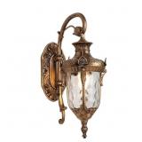 9.06 IN. 1-LIGHT BRONZE RETRO OUTDOOR/INDOOR WATER