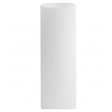 8.75 IN. WHITE ELARA COLLECTION FROSTED GLASS ACCE