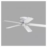 $145 AIRPRO HUGGER 52 IN. INDOOR WHITE CEILING FAN