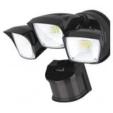 HYPERIKON OUTDOOR SECURITY LIGHT, 37.5W LED FLOOD