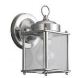SEA GULL LIGHTING NEW CASTLE 8.25-IN H ANTIQUE BRU