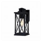 $105 QUOIZEL SAINT ELIAS 1 -LIGHT 13-IN H MATTE BL